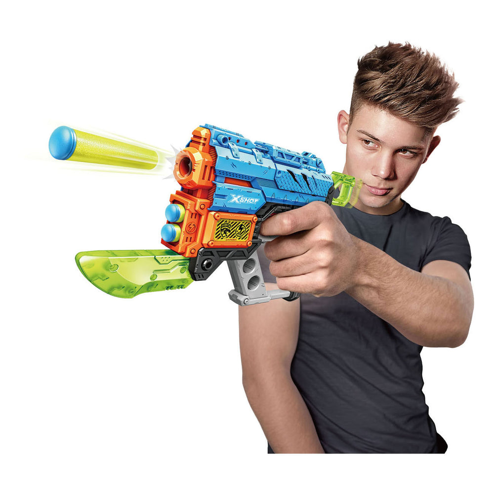 Ataque de dino de Zuru X-Shot extinto con 8 dardos