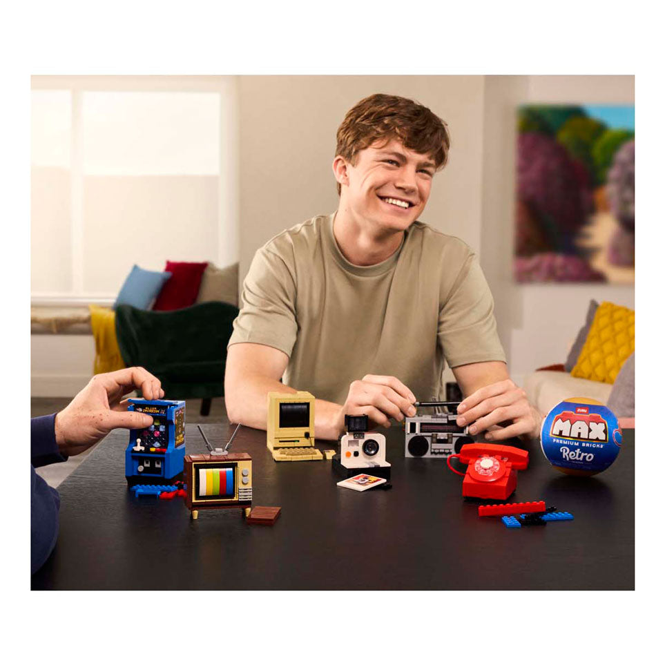 Zuru max premium retro - bouwspeelset in verrassingsbal