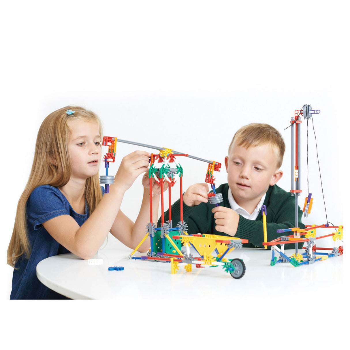 K'nex s.t.e.m. Erkundungen: Baukasten mit Hebeln und Riemenscheiben