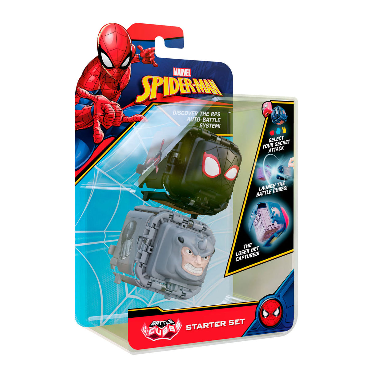 Boti Marvel Spiderman Battle Cube - Miles Morales vs Rhino