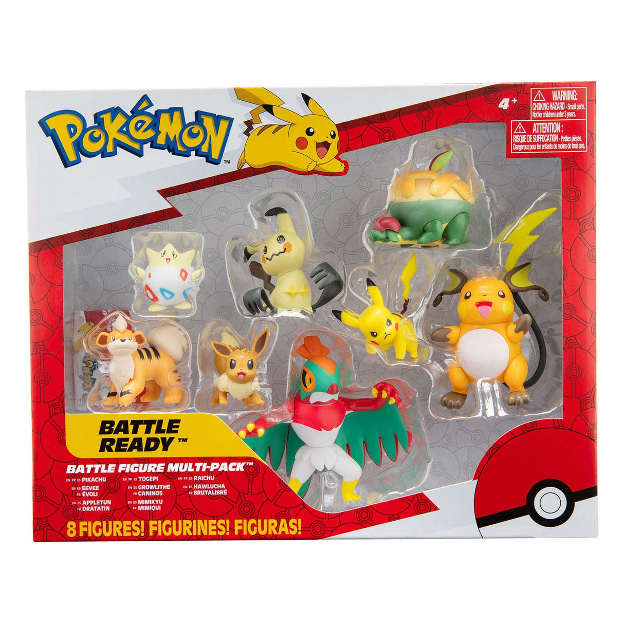 Boti Pokemon Multipack Play Figures, 8 pack