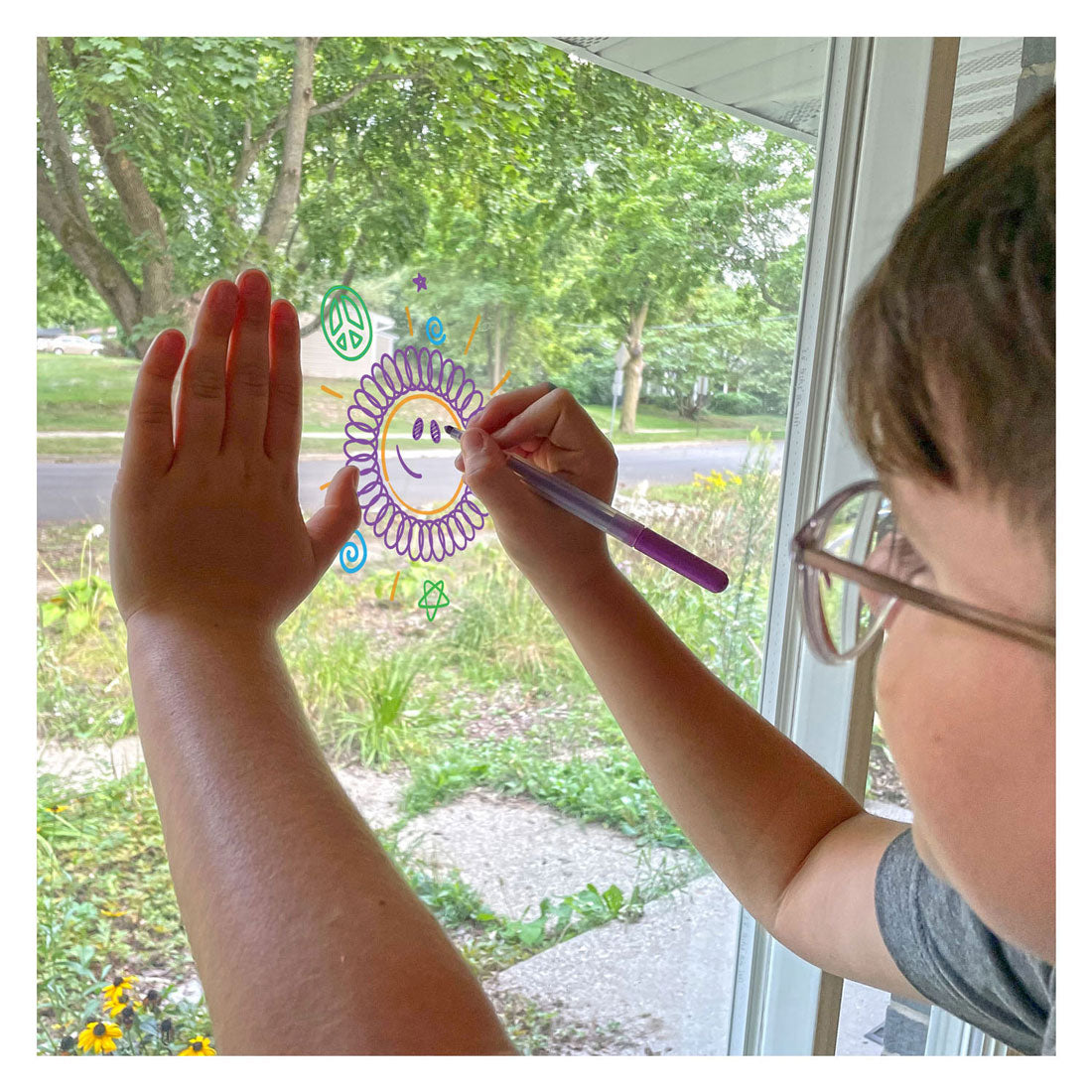 Boti spirográf ablak tervező színkészlet