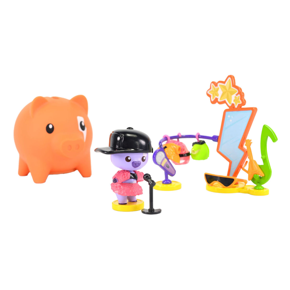 Boti pocket money piggies toy figure with money box - popstar pack