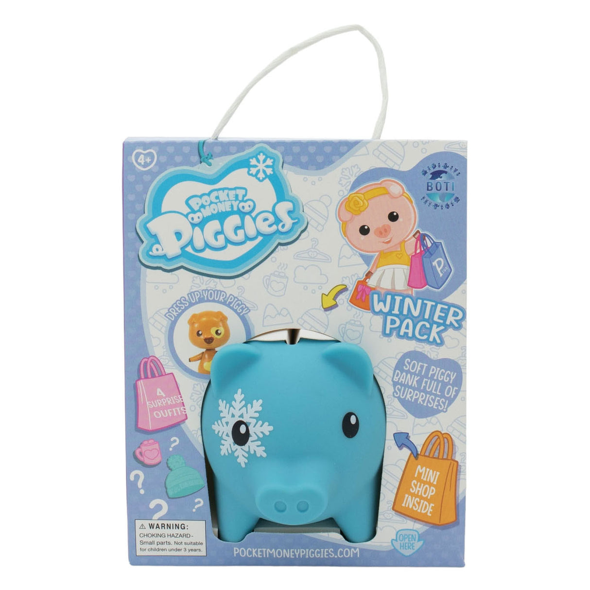 Boti Pockey Money Piggies Speel figur med penge Pat Winter Pack
