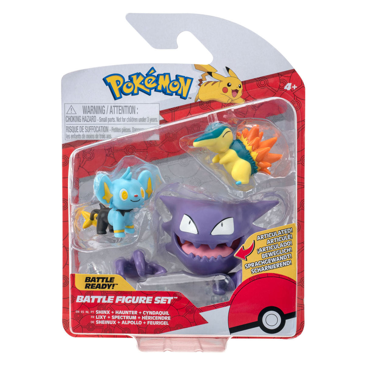 Boti Battle Figur Play Set Shinx, Cyndaquil, Haunter