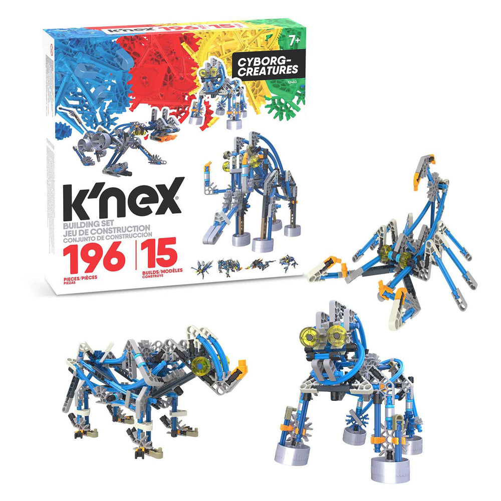 K'nex cyborg creatures 15 models, 196 pcs.