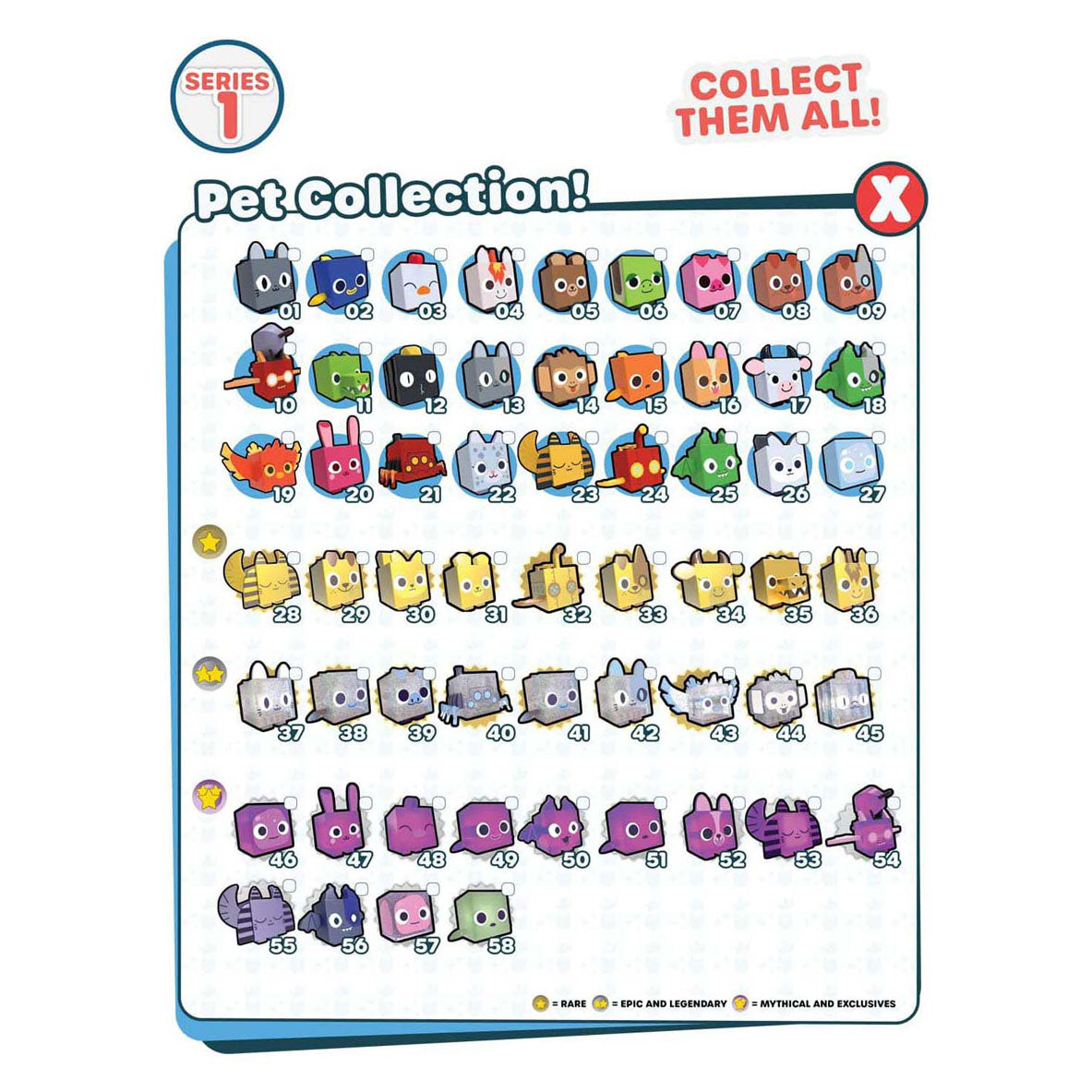 Boti Pet Simulator Surprise Animal, paquet de 2