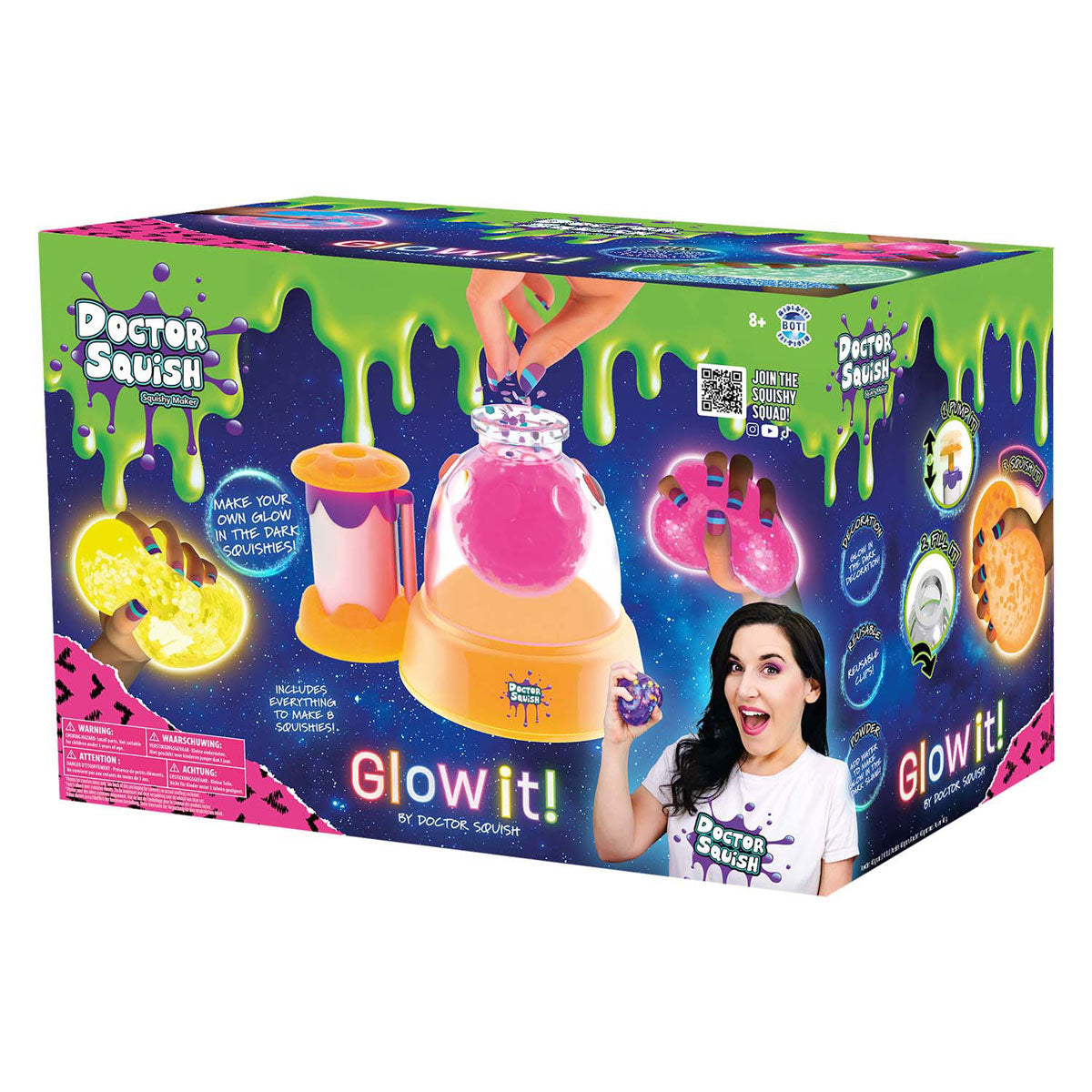Boti doctor squish - squishy maker station neon edition