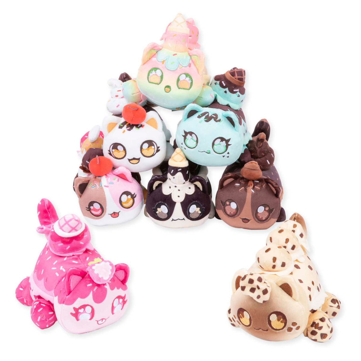 Boti aphmau mystery meemeows cuddly toy - ice cream