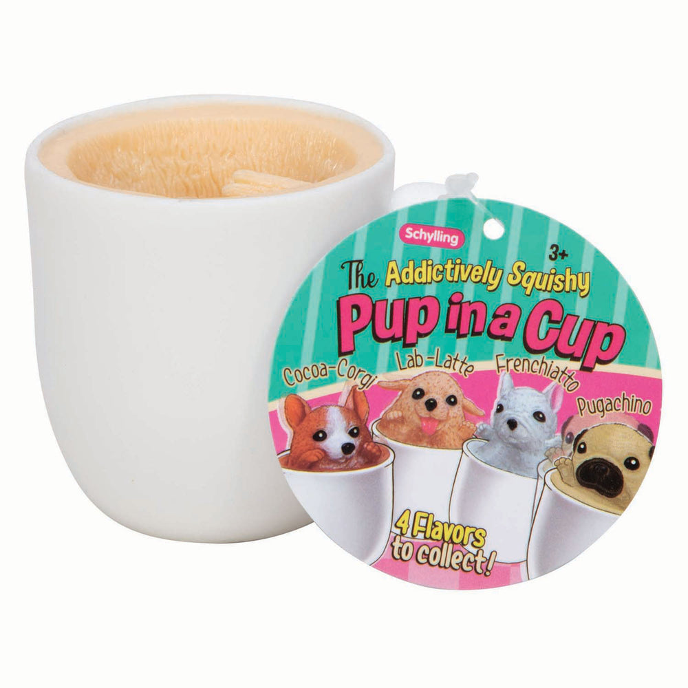 Boti pop-up puppy in cup squishy