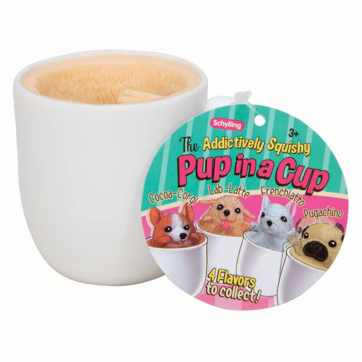 Boti pop-up puppy in cup squishy