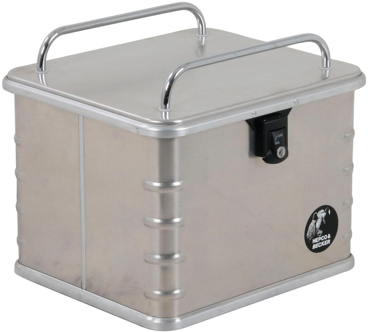 Hepco becker standard suitcase cases hepco alu standard 35 l silver right