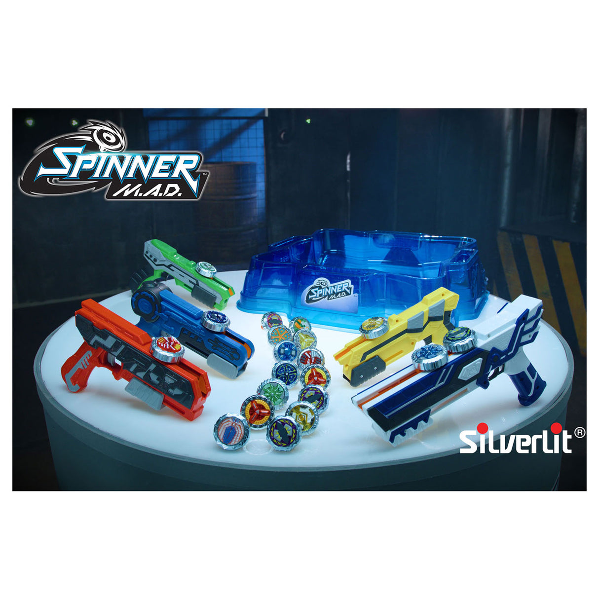 Silverlit M.A.D. Deluxe Battle Pack s arénou
