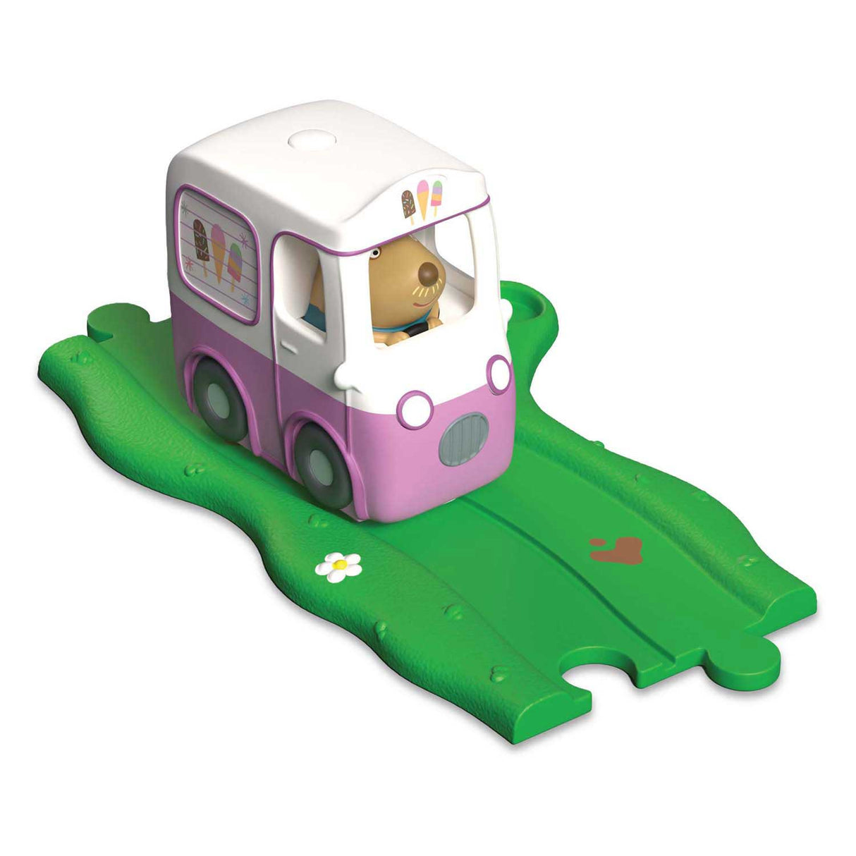 Whiz around peppa's little vehicle ice cream from