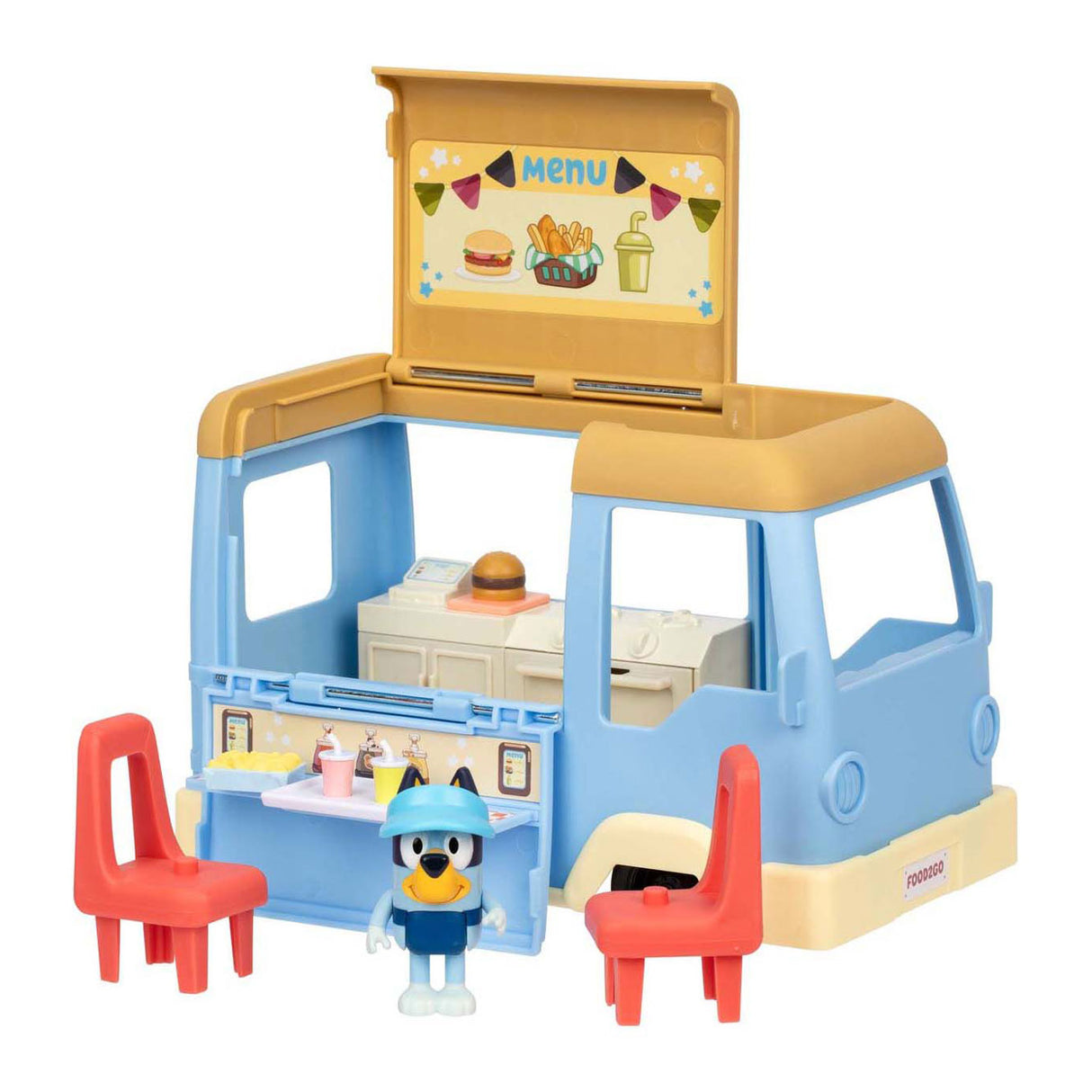 Set de juego de camión de comida Spectron bluey