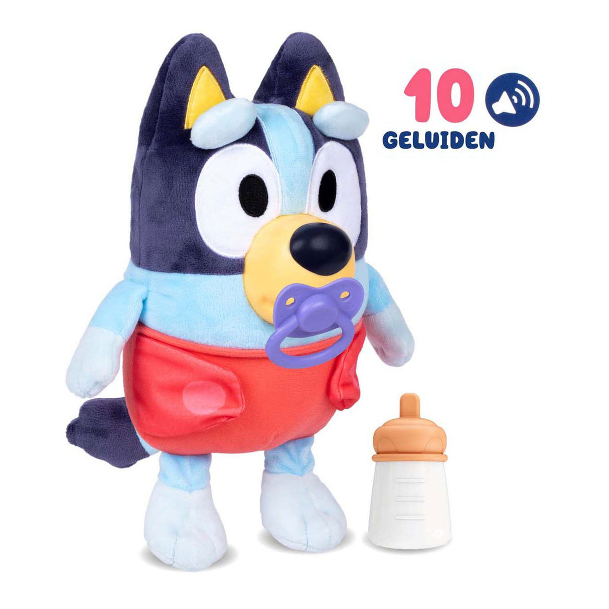Spectron Baby Bluey interaktives Kuschel- und Pflegeplüschtier