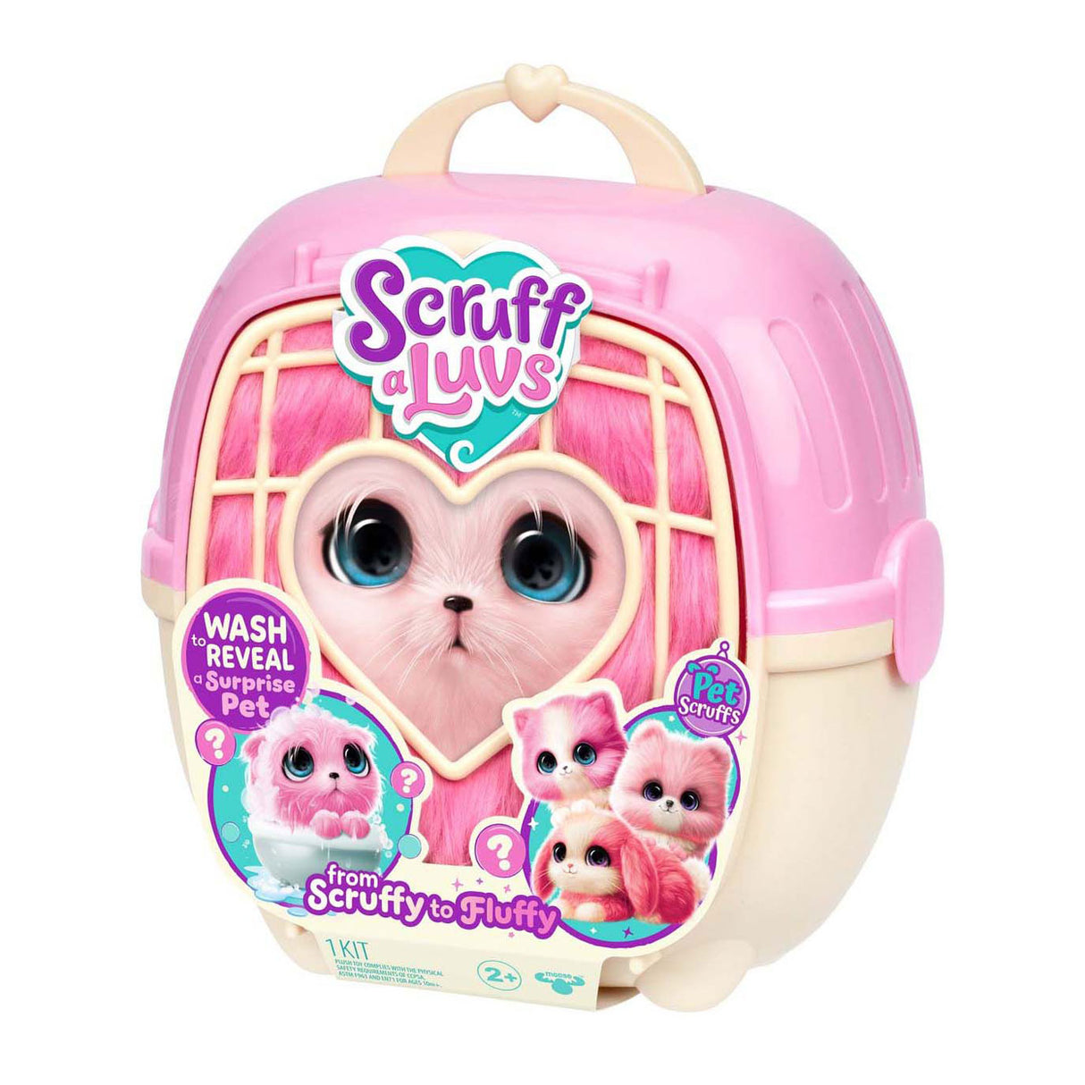 Spectron scruff a luvs cuddly cap single pink