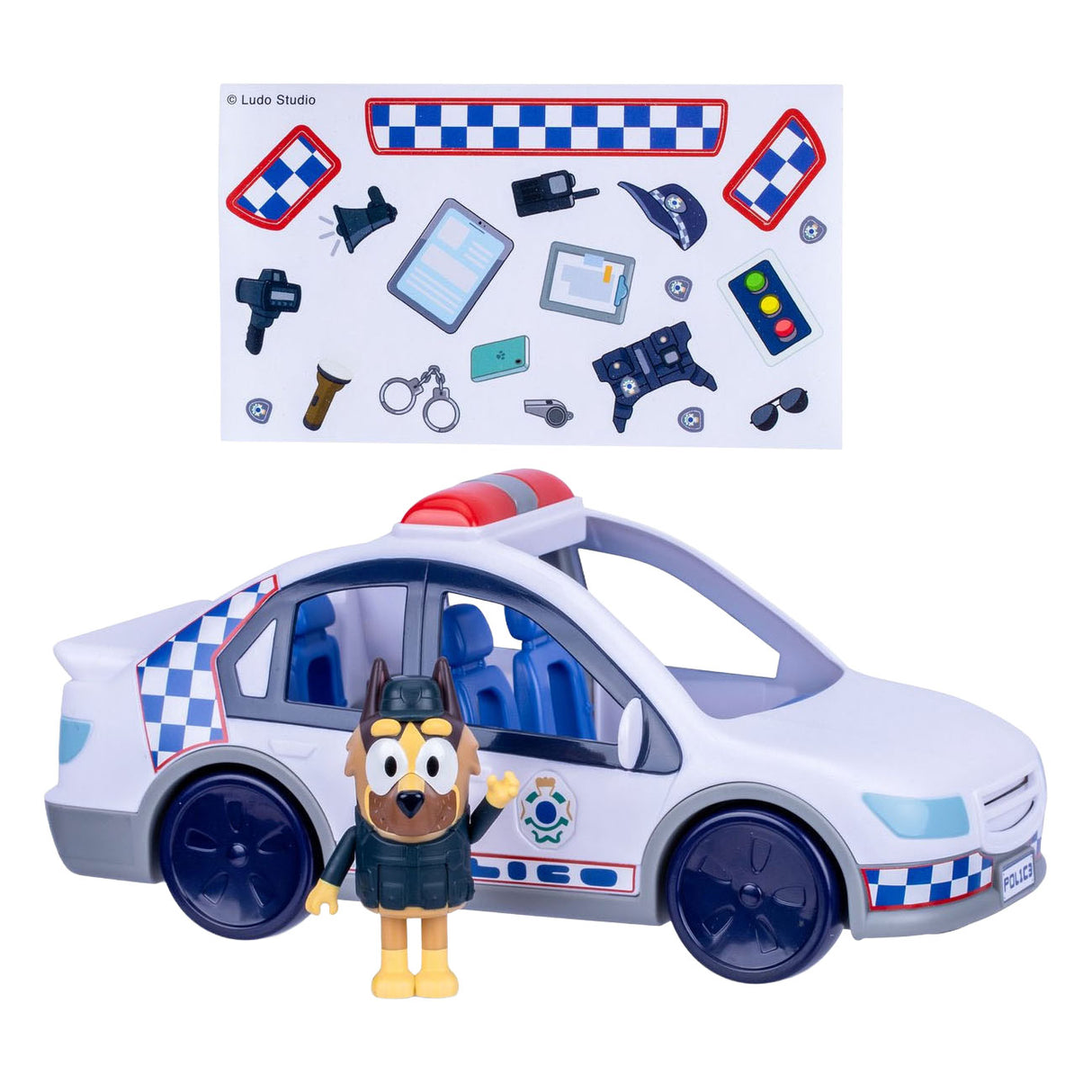 Spectron bluey politieauto met licht geluid