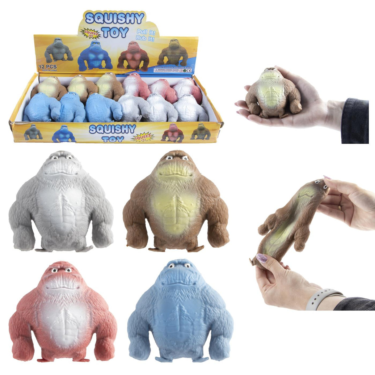 Squeeze gorilla 240gr 10cm 12 pieces