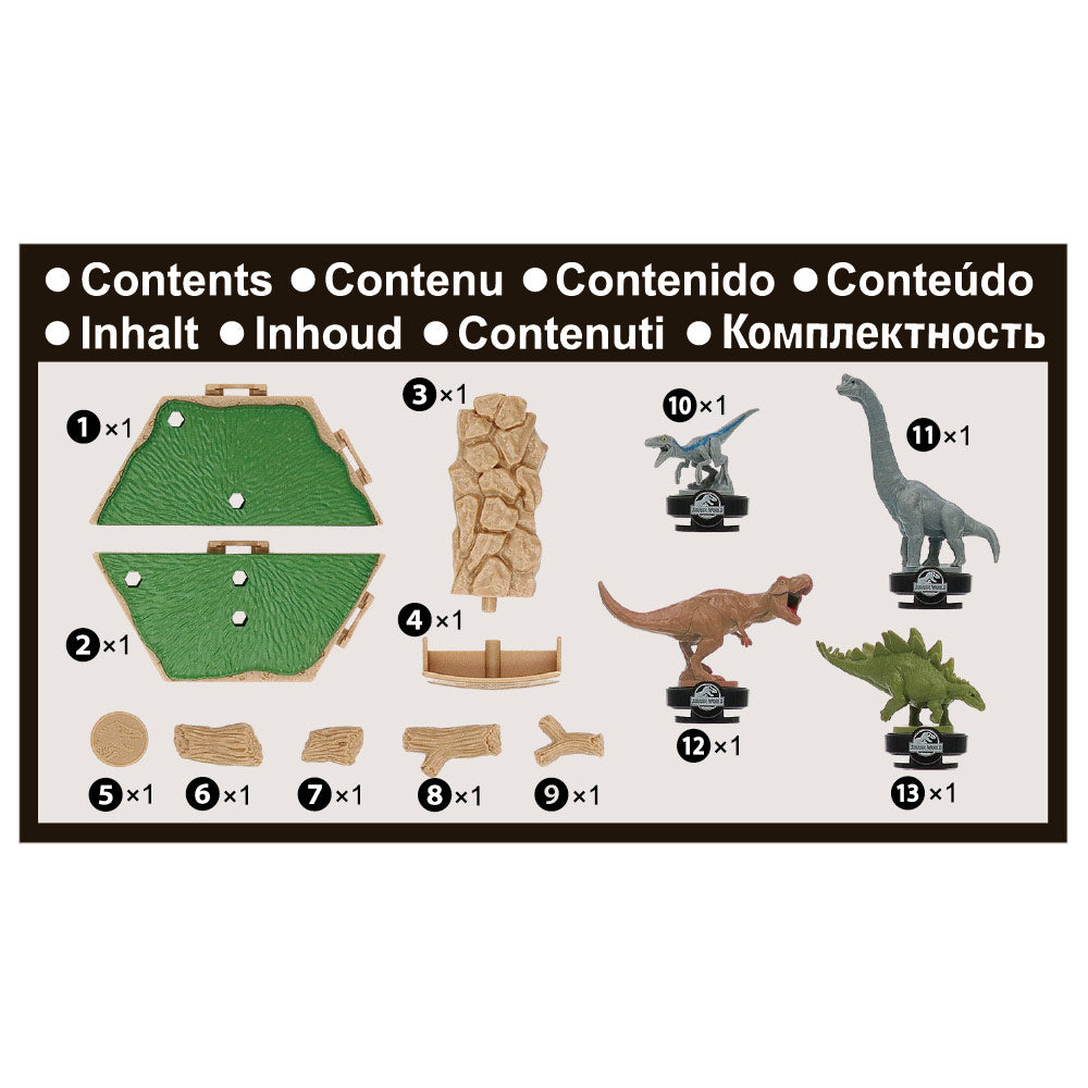 Epoch jurassic world island quake balance game