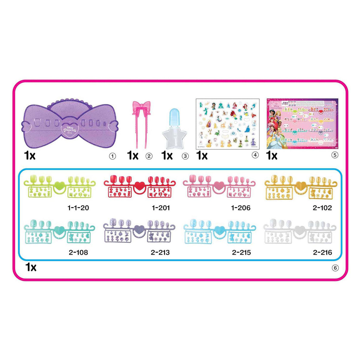 Epoch Aquabeads Nail Studio Disney Princess