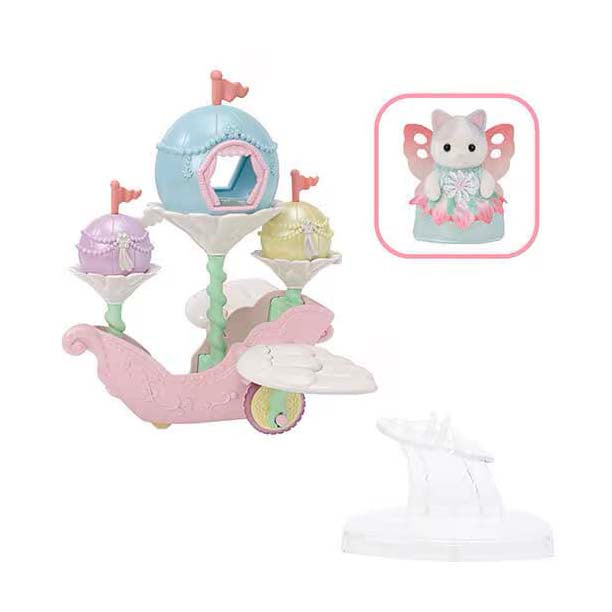 Teaghlaigh Sylvanian 5827 long fantaisíochta Floral