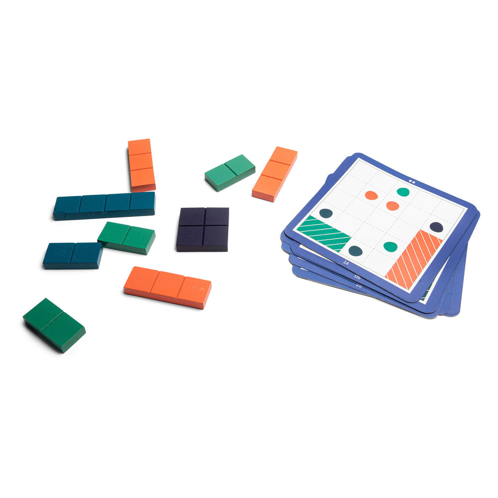 BS Toys Square Puzzle Wood Shape Game