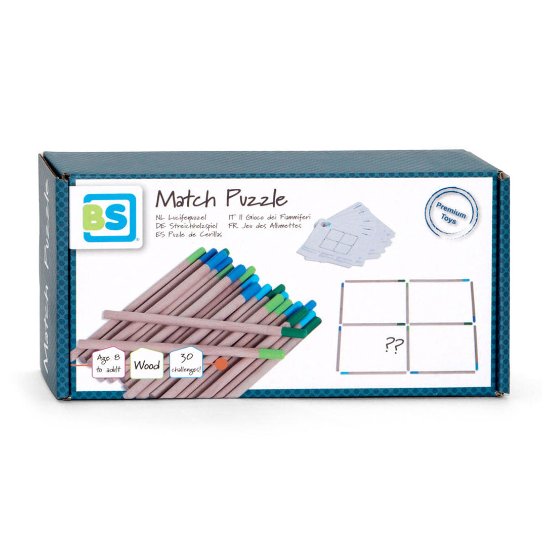 BS Toys Matchstick Puzzle Wood Educational Children's Game