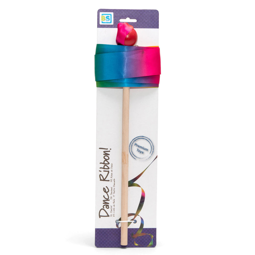 BS Toys Dance Ribbon com palito de madeira