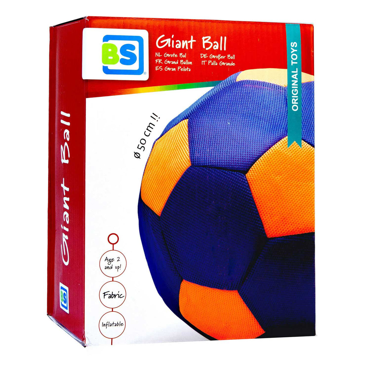 BS toys large inflatable ball, 50cm