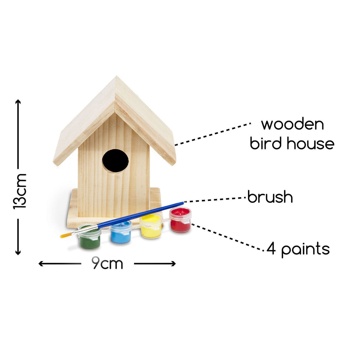Bs toys make your own wooden birdhouse construction kit