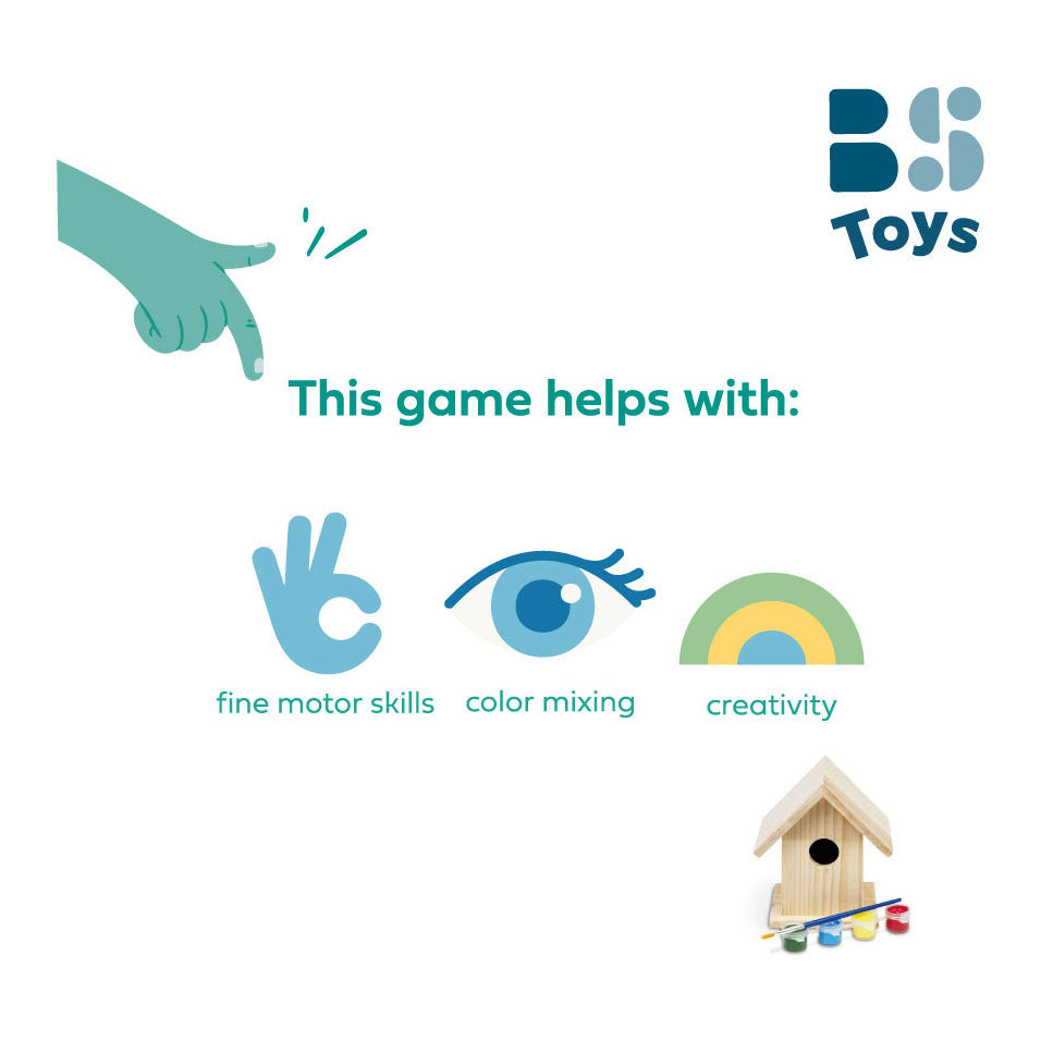 Bs toys make your own wooden birdhouse construction kit