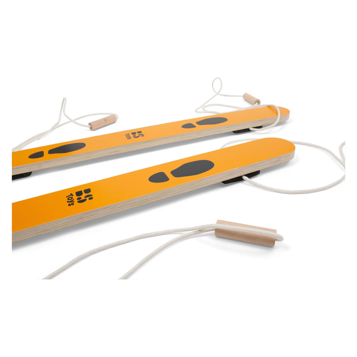 Sci da corsa in legno BS Toys per 2 persone, 90 cm