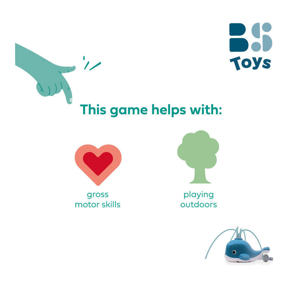 Bs toys whale spouting water sprinkler