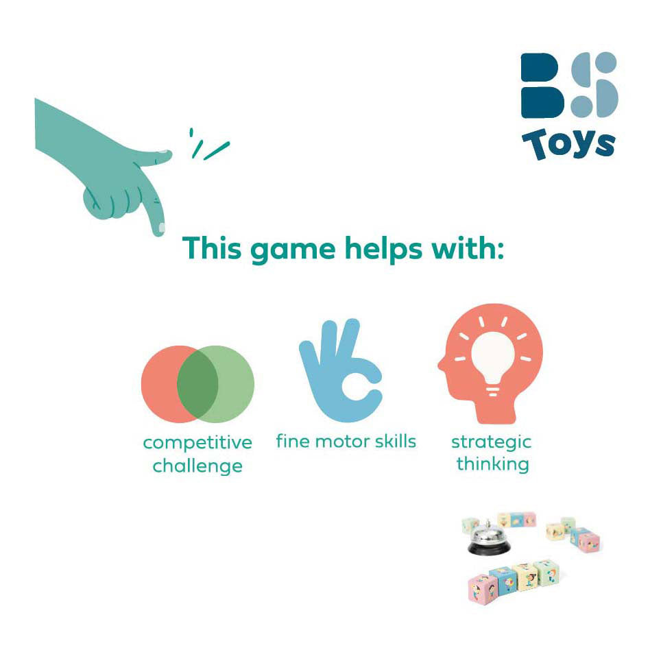 Bs toys game speedy cubes wood