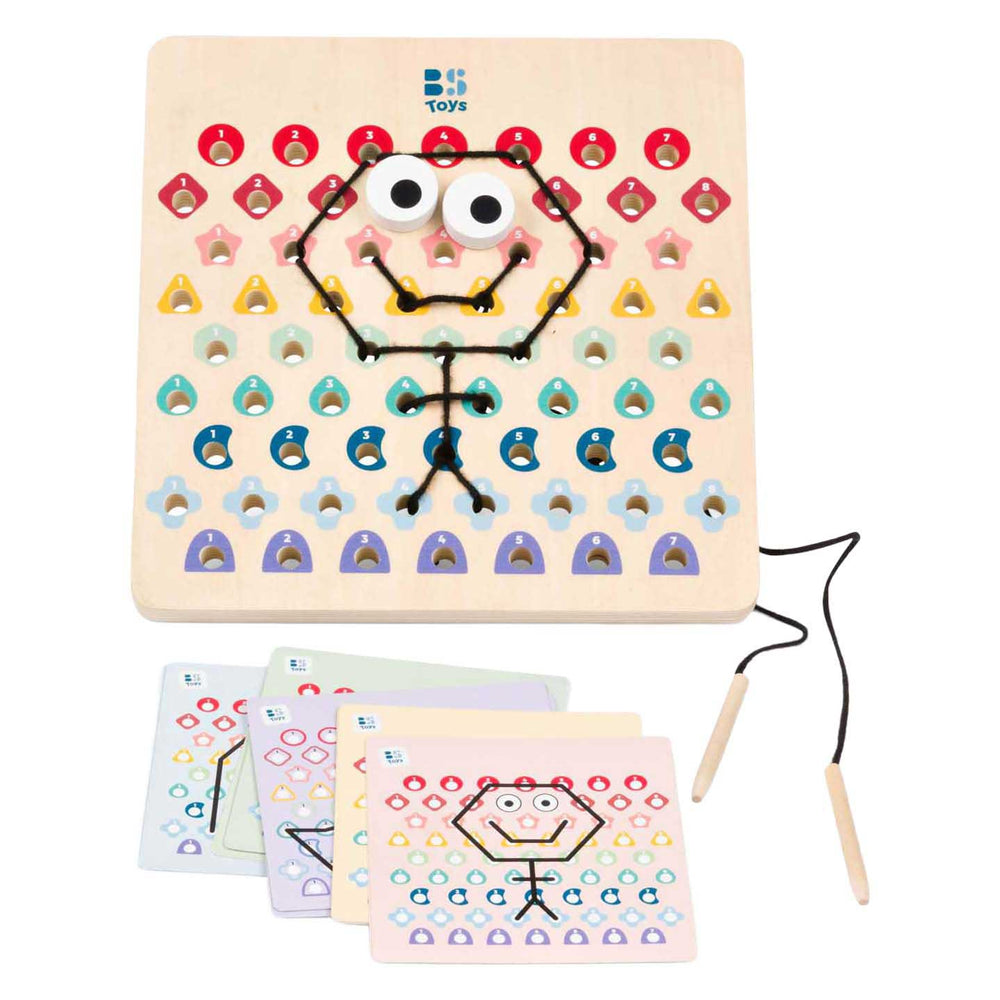 Bs toys wooden wire and code