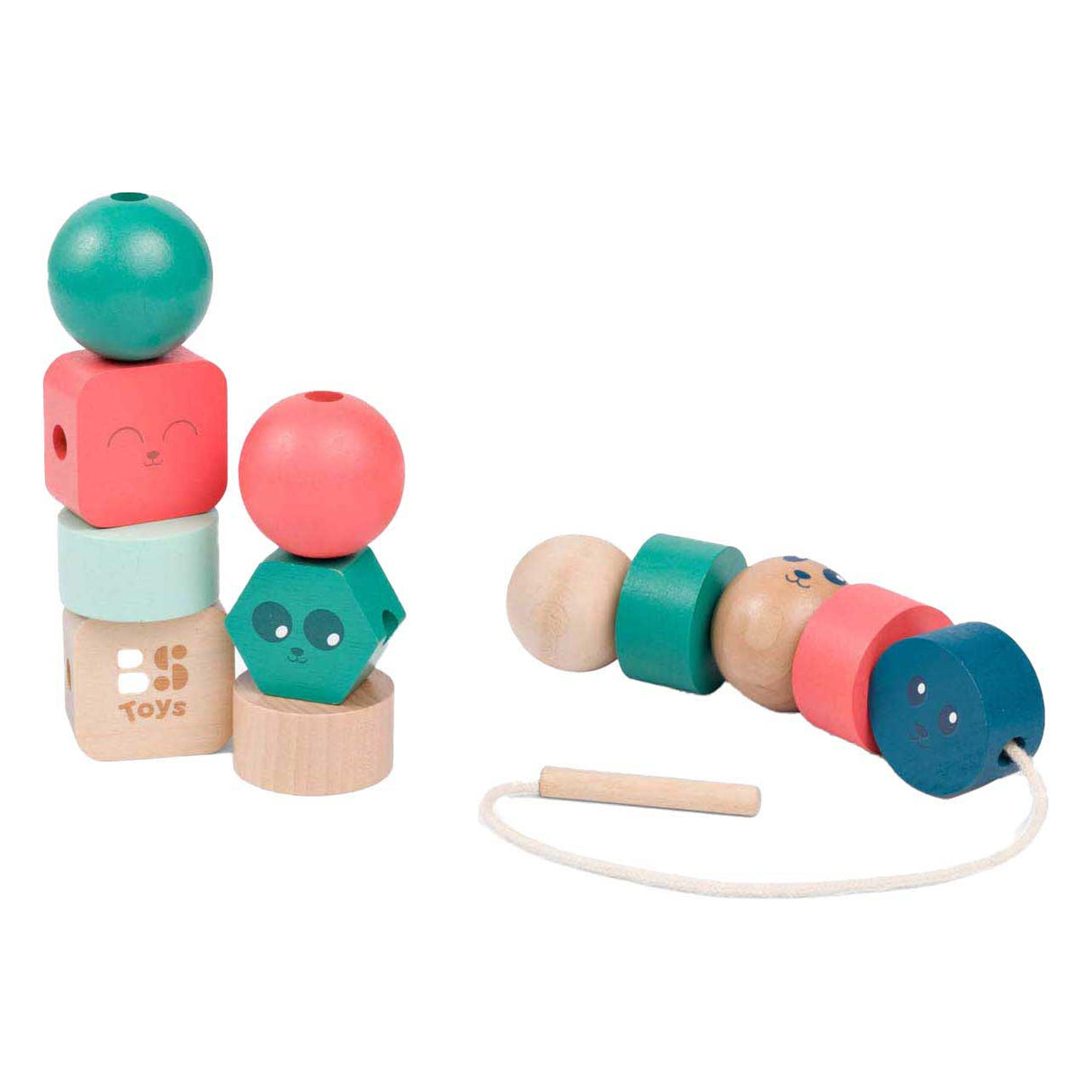 Bs toys houten kralen junior - 13dlg.