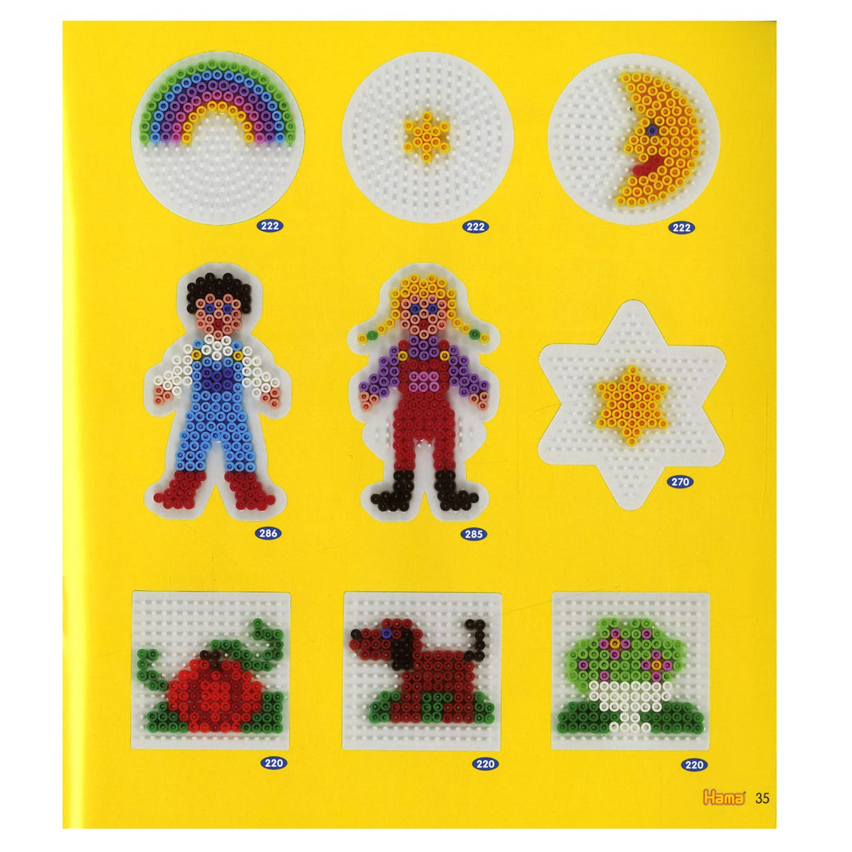 Hama String Perlen Inspiration Broschüre, Nr. 10