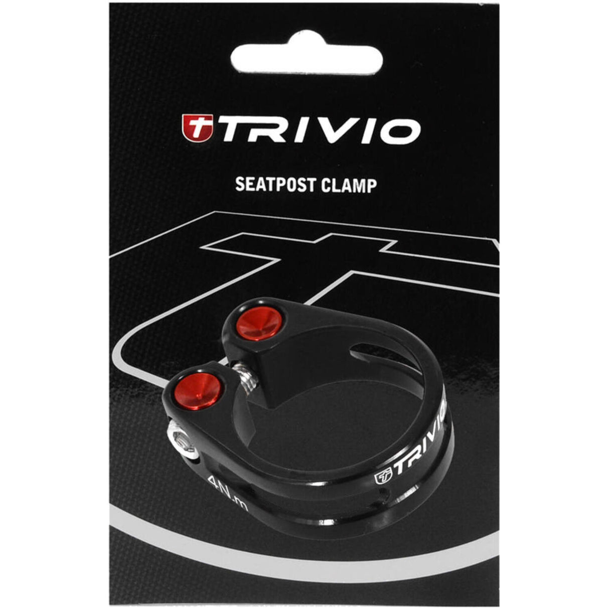 Trivio - seatpost clamp CNC aluminum black 31.8mm
