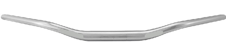 Fuxon styring bøjet overdimensioneret Alu 6061 sølv 31,8 mm 630 mm