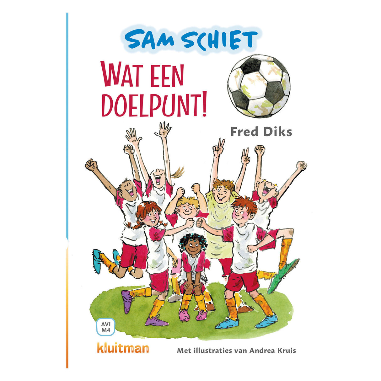 Utgiver Kluitman Sam skyter hva et mål! Avi-M4