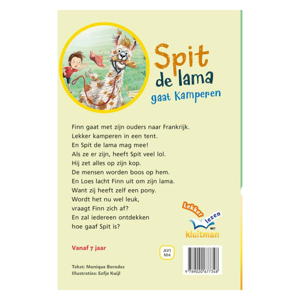Uitgeverij kluitman spit de lama gaat kamperen (avi-m4)