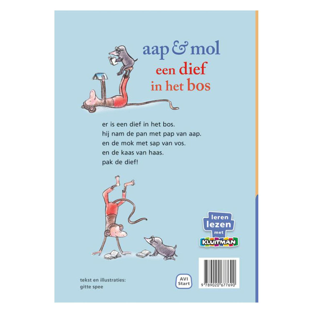 Kluitman aap mol - een dief in het bos
