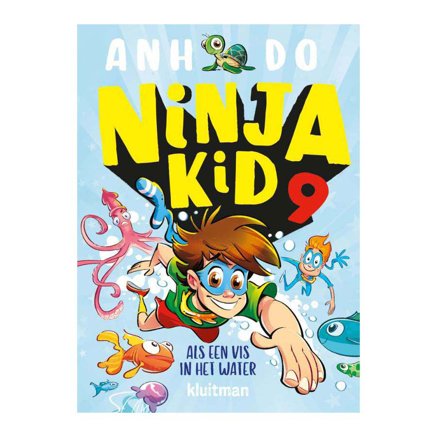 Uitgeverij kluitman ninja kid. als een vis in het water