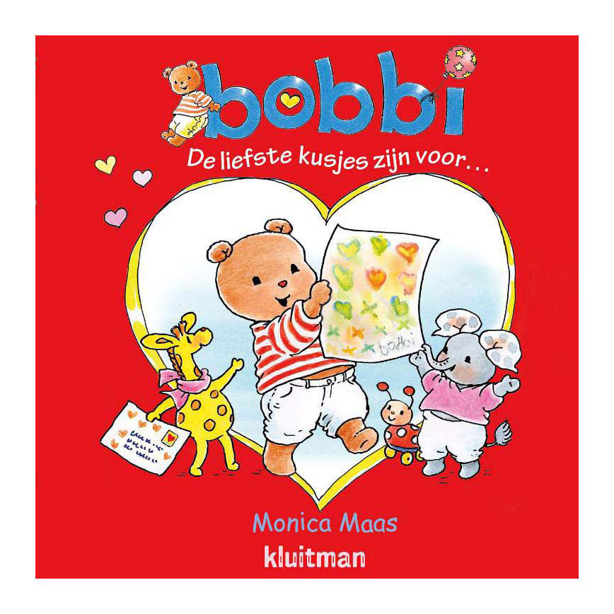 Uitgeverij kluitman bobbi. de liefste kusjes zijn voor