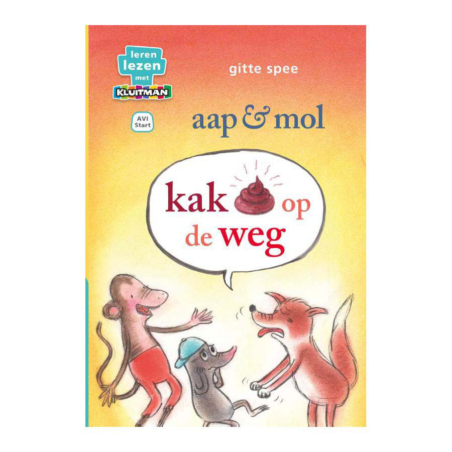 Uitgeverij kluitman aap mol kak op de weg avi start