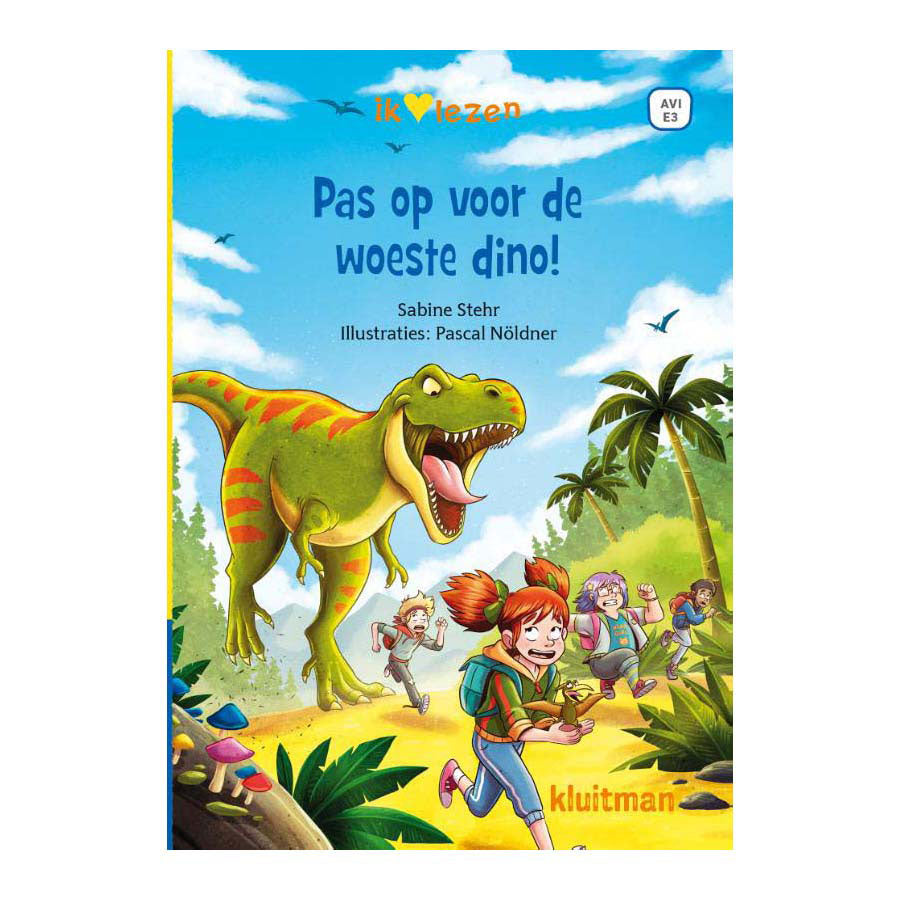 Uitgeverij kluitman pas op voor de woeste dino! avi e3