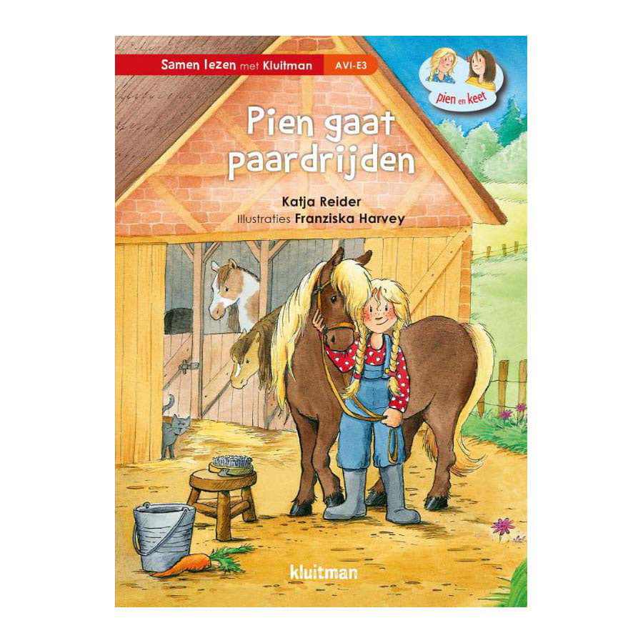 Uitgeverij kluitman pien gaat paardrijden avi-e3