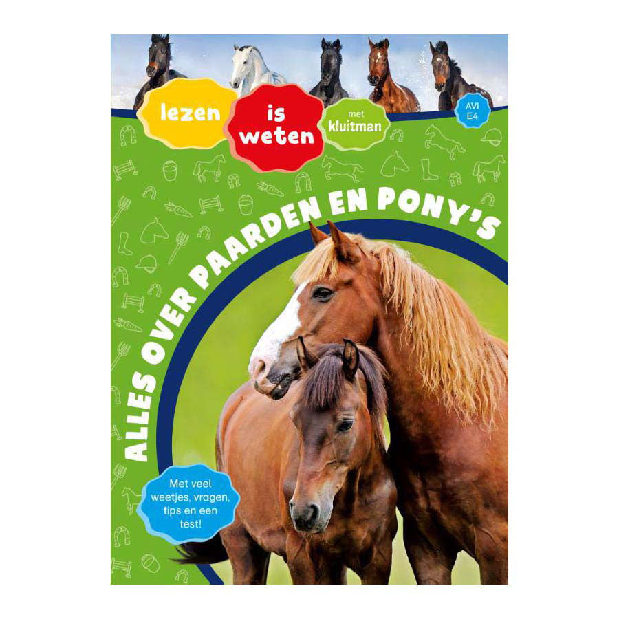 Uitgeverij kluitman alles over paarden en pony's avi e4