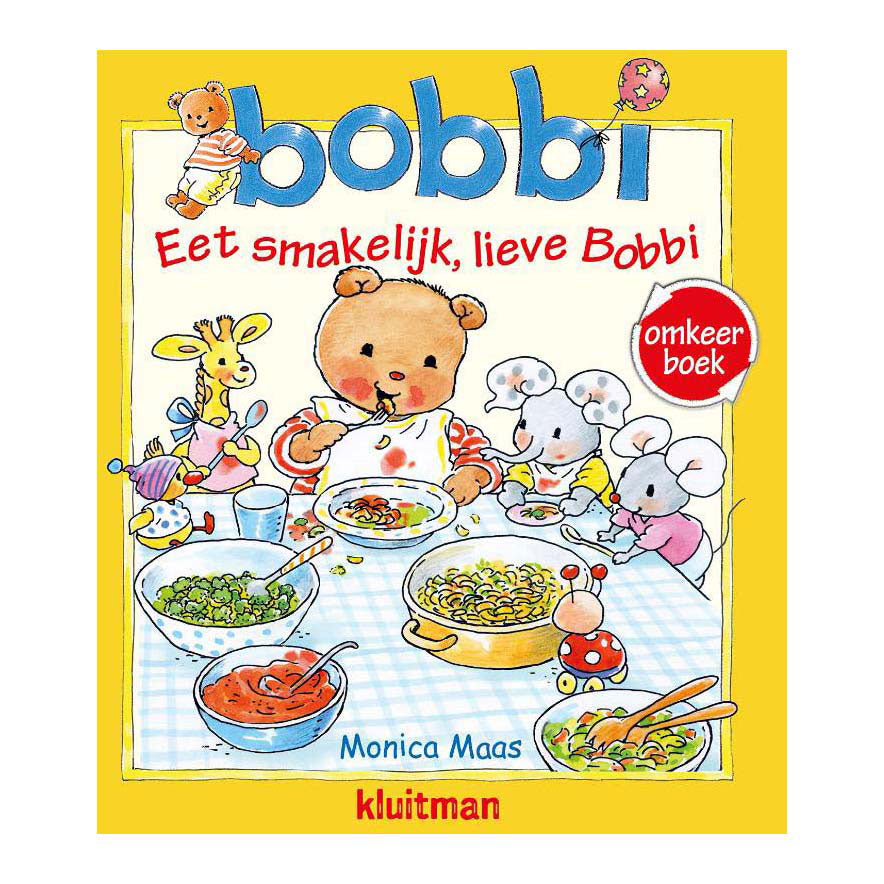 Uitgeverij kluitman omkeer: eet smakelijk welterusten, lieve bobbi